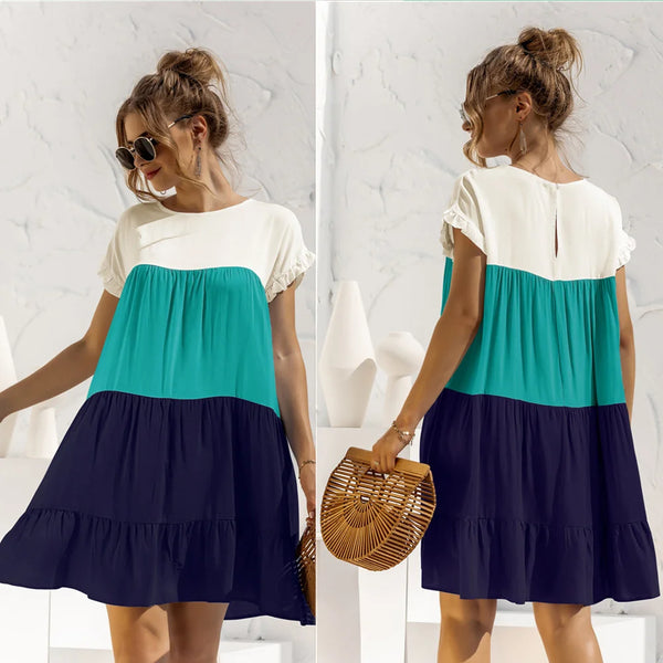 The Colorblock Shift Dress for Women