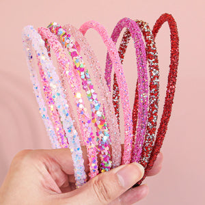 Sparkle Doll 8-Piece Sparkly Headband Set for Girls & Women