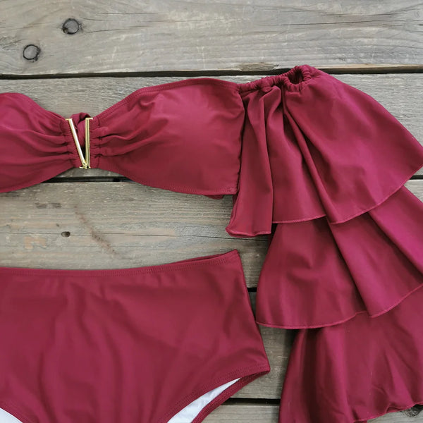 The Boomba Ruffle Sleeve Bikini for Women