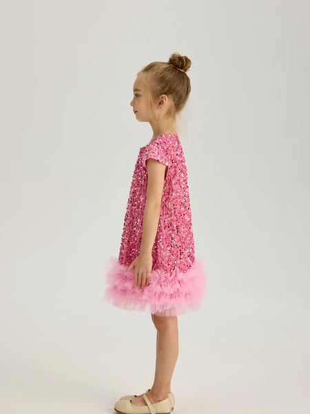 Cristabella Sequin Party Dress for Toddler & Little Girls