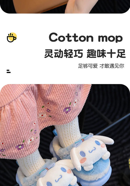 So Chic Hello Kitty™, Cinnamoroll™, or Kuromi™, & MyMelody™ Fluffy Slipper Slides for Girls