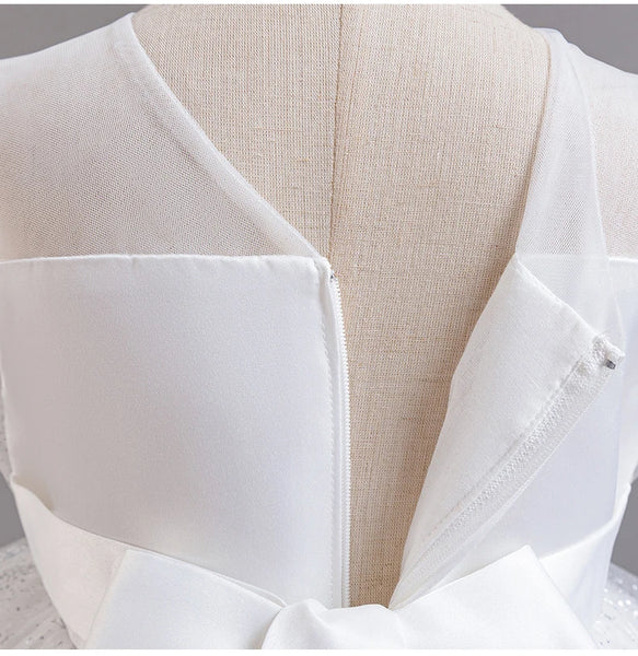 Hermione High Low Sparkle Special Occasion Dress for Girls