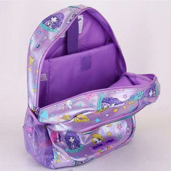 Smiggle Purple Harry Potter Anime Backpack & Accessories