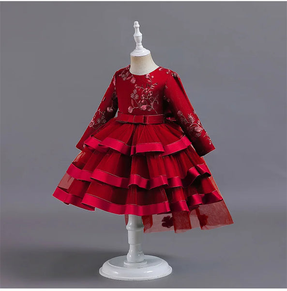 Imelda Layered Special Occasion Dress for Little Girls