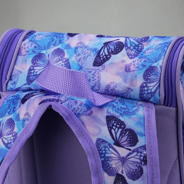 Smiggle Purple Butterflies Backpack