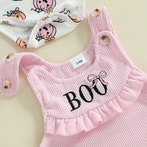 Peek-a-Boo Pumpkin Outfit for Baby & Toddler Girls