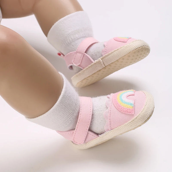 Rainbow Babe Sandal for Baby Girls