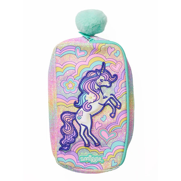 Smiggle® Pastel Unicorn Sparkly Extra Large Capacity Backpack & Accessories