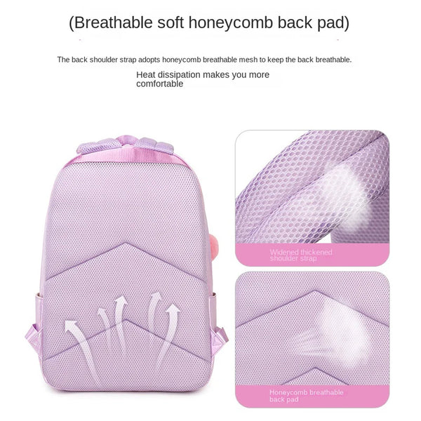 So Shiny Smooth Iridescent Backpack Set