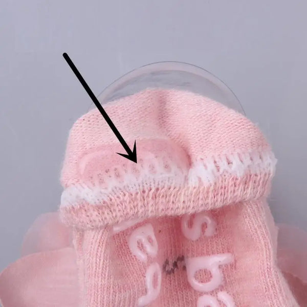 Le Fleurette Matching Socks and Lace Headband Set for Baby Girl