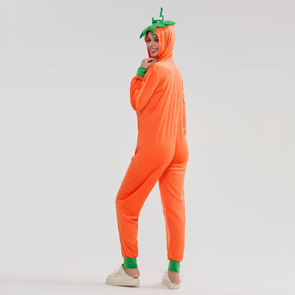 Pumpkin Jumpsuit Costume for Women