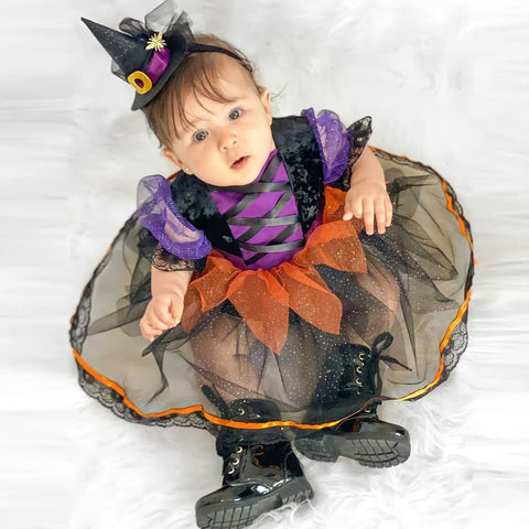 Sparkly Witch Costume for Baby Girls
