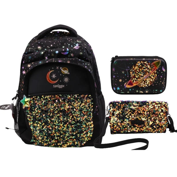 Smiggle® Cosmic Sparkles Large Capacity Backpack & Accessories