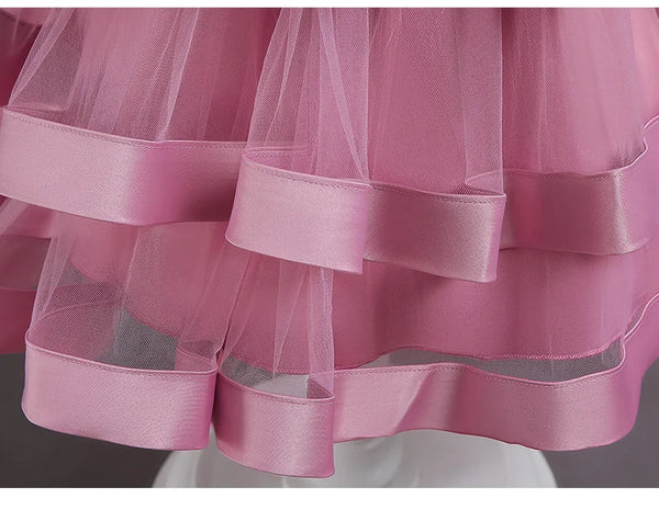 Imelda Layered Special Occasion Dress for Little Girls