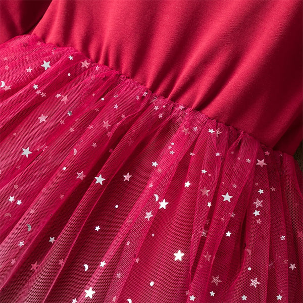 Reema Stars Sparkly Princess Dress