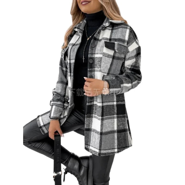 The Samantha Plaid Shacket for Women & Teens