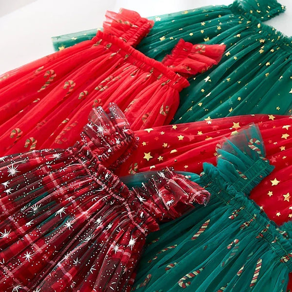 Felisa Festive Sparkly Party Dresses for Baby & Little Girls