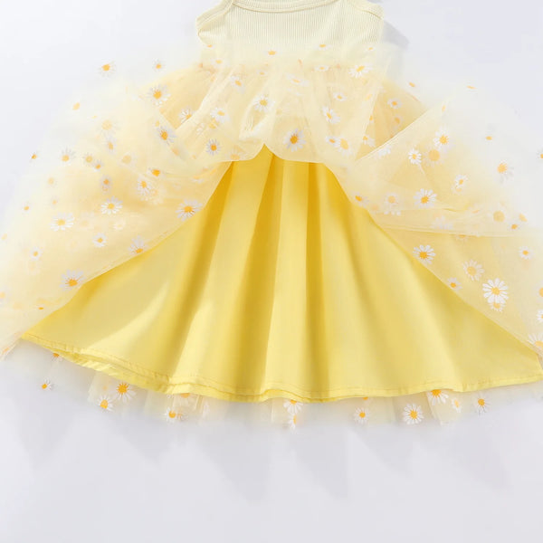 Pretty Daisies Tulle Twirl Dress for Baby & Little Girls