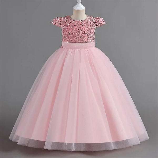 Dominique Gorgeous Sequin Tulle Ballgown Special Occasion Dress for Girls