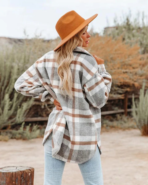 Zaylie Thick Plaid Shacket