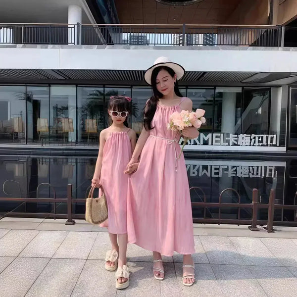 Momma & Me Matching: Pink Dip-Dye Dress