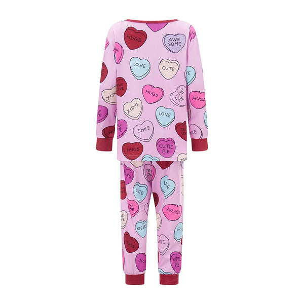 Mommy & Me Candy Hearts PJ set