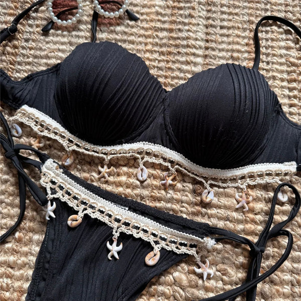 Shell My Belle Scalloped Shell Bikini