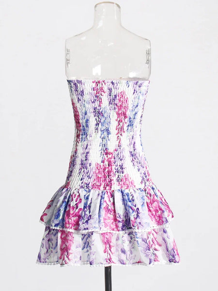 Lilac Bunches Party Dress