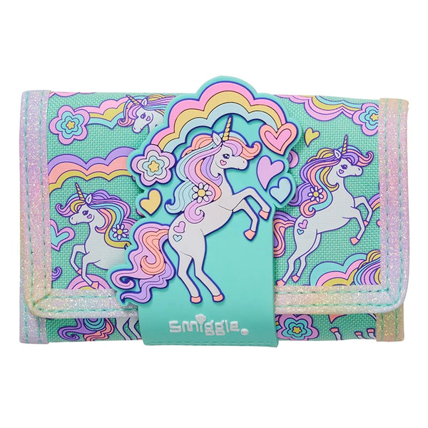 Smiggle® Pastel Unicorn Sparkly Extra Large Capacity Backpack & Accessories