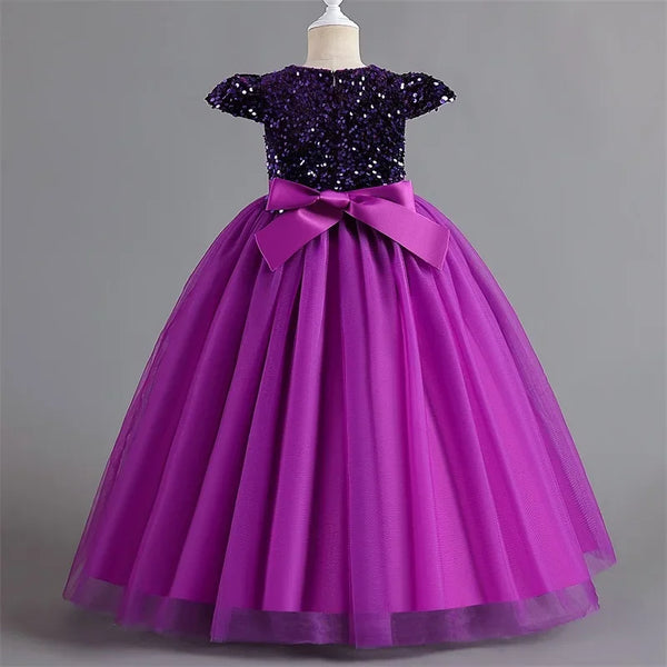 Dominique Gorgeous Sequin Tulle Ballgown Special Occasion Dress for Girls