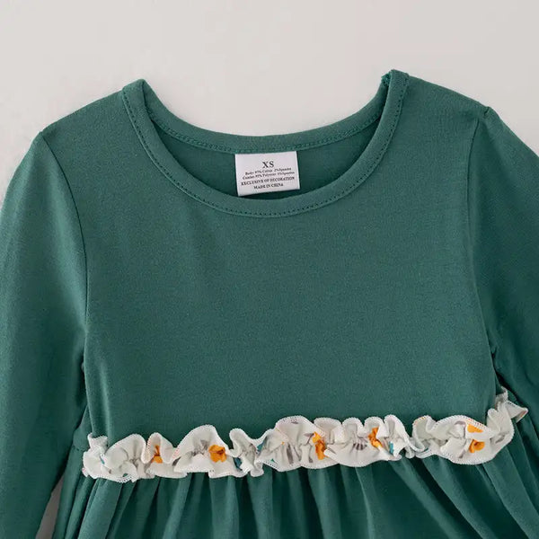 Gobble Gobble Long Sleeve Twirl Dress for Babies, Toddlers & Girls