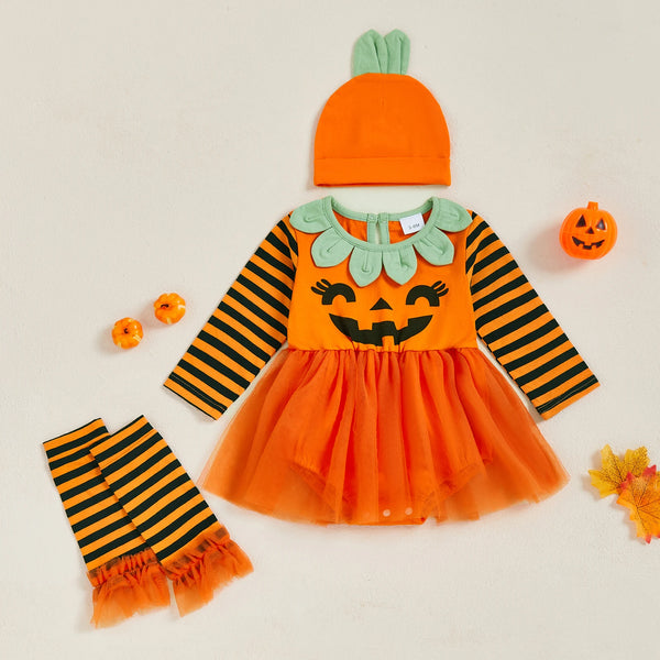 Happy Little Pumpkin Costumer/Outfit for Baby & Toddler Girls