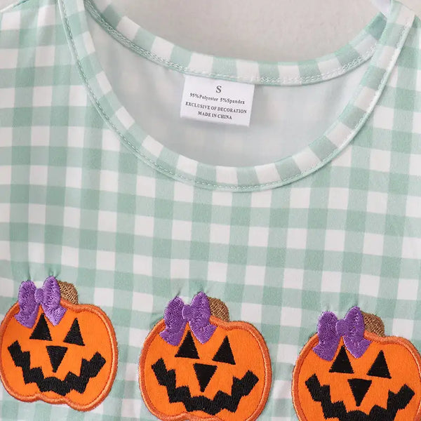 Pretty Pumpkin Gingham Dress for Babies, Toddlers & Girls