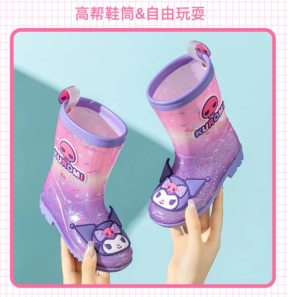 Purple Love Kuromi™ Rain Boots for Girls