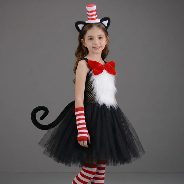 Girls Cat in The Hat™ Tutu Dress Costume Set