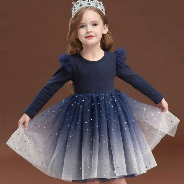 Reema Stars Sparkly Princess Dress