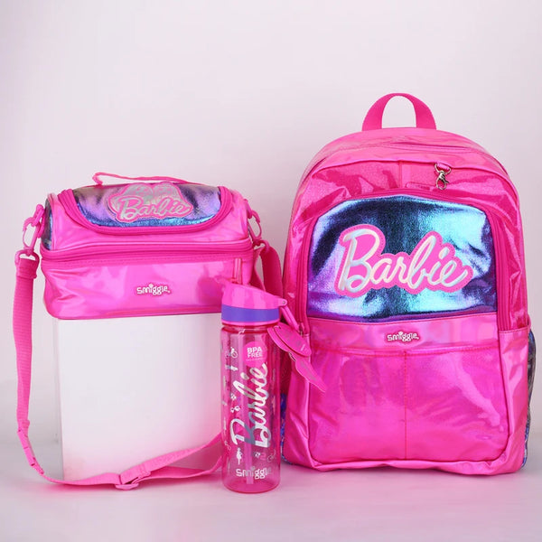 Smiggle Hot Pink Barbie Backpack & Accessories