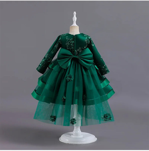 Imelda Layered Special Occasion Dress for Little Girls