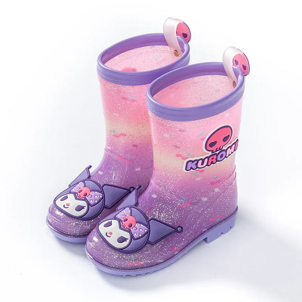 Purple Love Kuromi™ Rain Boots for Girls