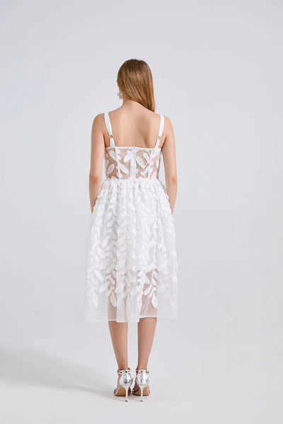 Lacy Vineyard Spaghetti Strap Sweetheart Special Occasion Dress