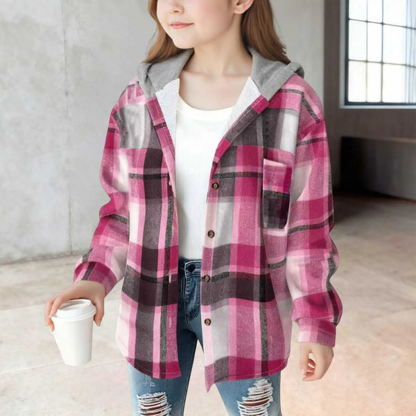 Maya Hooded Shacket for Girls & Teens