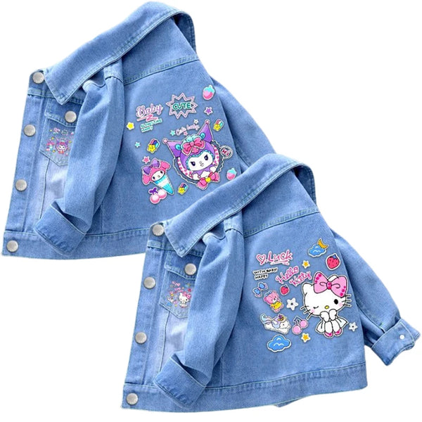 Hello Kitty & Friends Lightweight Denim Jacket for Babies, Toddlers & Little Girls