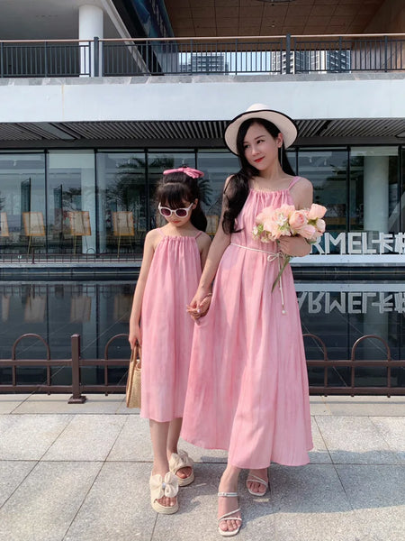 Momma & Me Matching: Pink Dip-Dye Dress