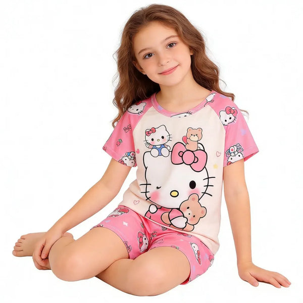 Best Friends Hello Kitty™, Cinnamoroll™, Kuromi™ or MyMelody™ Pajama Set for Girls