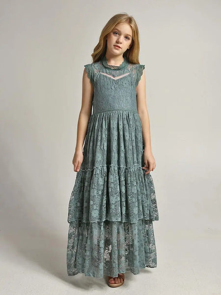 The Maggie Lace Sleeveless Maxi Dress