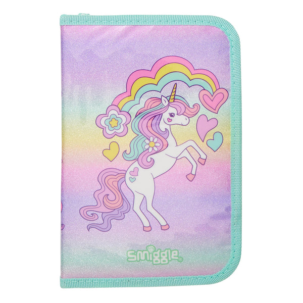 Smiggle® Pastel Unicorn Sparkly Extra Large Capacity Backpack & Accessories