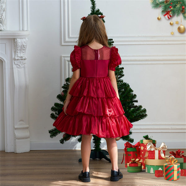 Celeste Fancy Holiday Party & Special Occasion Dress for Little Girls