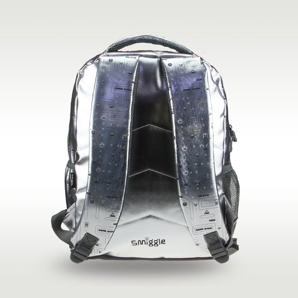 Smiggle Game On Silver Backpack
