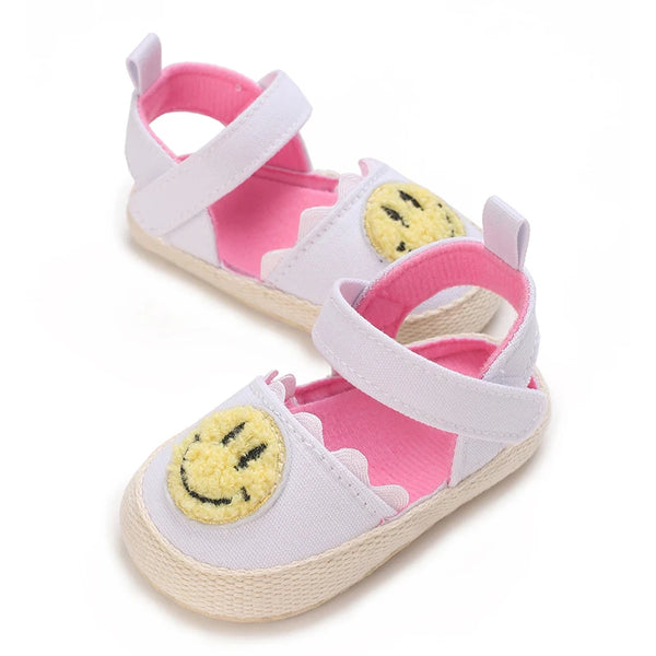 Smiley Face Sandal for Baby Girls