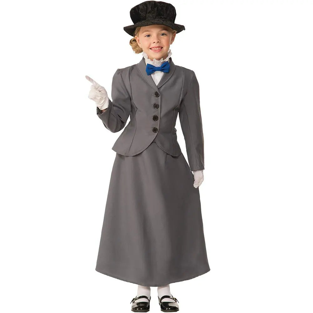 English Nanny Costume for Girls